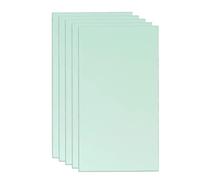 sourcing map 5uds Soldadura Casco Interior Cubierta Lente 3.94"x2.36"x0.04" para Oscurecimiento Soldadura Filtro Protector Lente Reemplazo, Transparente