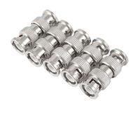 sourcing map 5X tamaño NC Macho a Macho Coaxial Acoplador Recto Adaptador Conector Macho a Macho