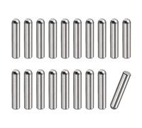 sourcing map 5x25mm Espiga Pasadores, 20uds 304 Inoxidable Acero Redonda Cabeza Plana Chaflanado Extremo Espiga Pasador Madera Litera Cama Estante Picas Soporte Estantes Sujeción Elementos