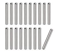 sourcing map 5x40mm Espiga Pasadores, 20uds 304 Inoxidable Acero Redonda Cabeza Plana Chaflanado Extremo Espiga Pasador Madera Litera Cama Estante Picas Soporte Estantes Sujeción Elementos