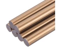 sourcing map 6 barras de pegamento caliente de tamaño completo para pistola de pegamento de 7 mm x 200 mm, barras de pegamento pequeñas, color bronce dorado