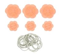 sourcing map 6 clips de cincha para vestido de mujer, clip oculto para cintura, pinzas ocultas para ropa, vestidos, camisas, blusas, bufandas, color naranja