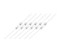 sourcing map 6 fusibles de tubo de vidrio, axial, con cable de plomo de 5 x 20 mm, 1 A, 250 V, para reemplazar o reparar muchos dispositivos electrónicos del hogar (F 1A)