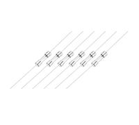 sourcing map 6 fusibles de tubo de vidrio, axial, con cable de plomo de 5 x 20 mm, 10 A, 250 V, para reemplazar o reparar muchos dispositivos electrónicos del hogar (T 10 A)