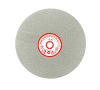 sourcing map 6-pulgada Granularidad 240 Recubierto de Diamante Plana Rueda de Esmerilado Molienda Muela de vuelta el Disco de Pulido Lijado