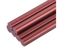 sourcing map 6 mini barras de pegamento caliente para pistola de pegamento de 11 mm x 100 mm, barras de pegamento grandes, color rojo burdeos