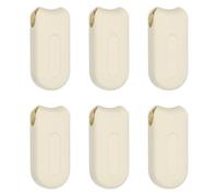 sourcing map 6 piezas de peso de cuerda para persianas, 78 mm, tiradores de plástico para persianas enrollables verticales, accesorios para persianas enrollables, color beige