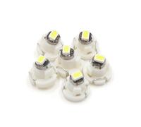 sourcing map 6 Piezas T3 3020-SMD LEDs Blanco Luz de Panel Tablero Instrumentos Interior Vehículo Coche
