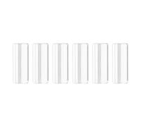 sourcing map 6 tiradores autoadhesivos de poliuretano, tiradores de dedo empotrados transparentes de 1.97 pulgadas, tiradores rectangulares de puerta corrediza, manija instantánea para puertas de