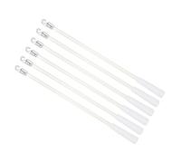 sourcing map 6 varillas de repuesto para persianas de 12 pulgadas, vara inclinable de PVC con gancho y agarre, barra de persianas verticales para accesorio de abridor de cortinas de ventana, color