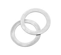 sourcing map 60 arandelas planas de acero inoxidable 304, espaciadores planos ultrafinos M15 x 21 x 0,1 mm, cierres de anillo plano para tornillos, reparación electrónica, automotriz, industria