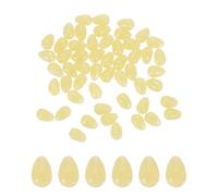 sourcing map 60 cuentas de cristal de lágrima, colgantes de cristal de lágrima de 6 x 9 mm, cuentas de gota de agua, perforadas en la parte superior para hacer joyas, manualidades, pulseras, collares