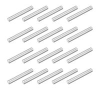 sourcing map 60 pasadores de acero inoxidable 304 M5 x 35 mm, cilíndrico para soporte de estante, pasador paralelo para fabricación mecánica, industria, instalación de muebles, color plateado