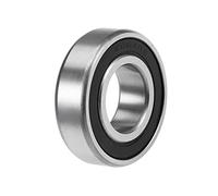 sourcing map 6004-2RS Profunda Ranura Bola Rodamientos 20mm x 42mm x 12mm Doble Sellado Cromado Acero Z2