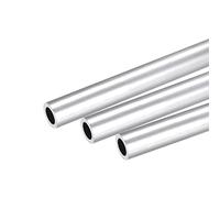 sourcing map 6061 Aluminio Redondo Tubo 12mm OD 8mm Interior Diámetro 250mm Longitud Tubo Tubería 3uds
