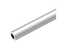 sourcing map 6063 Aluminio Redondo Tubo, 300 mm de Largo, 16 mm de Diámetro Exterior, 10 mm de Diámetro Interior, Tubo Recto de Aluminio sin Costura