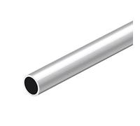 sourcing map 6063 Aluminio Redondo Tubo, 300 mm de Largo, 16 mm de Diámetro Exterior, 14 mm de Diámetro Interior, Tubo Recto de Aluminio sin Costura