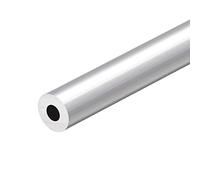 sourcing map 6063 Aluminio Redondo Tubo, 300 mm de Largo, 17 mm de Diámetro Exterior, 8 mm de Diámetro Interior, Tubo Recto de Aluminio sin Costura
