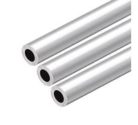 sourcing map 6063 Aluminio Redondo Tubo, 300 mm de Largo, 20 mm de Diámetro Exterior, 10 mm de Diámetro Interior, sin Costuras, Recto, 3 Piezas