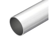 sourcing map 6063 Aluminio Redondo Tubo, 35 mm de Diámetro Exterior, 32 mm de Diámetro Interior y 300 mm de Longitud, para Proyectos de Bricolaje Industriales