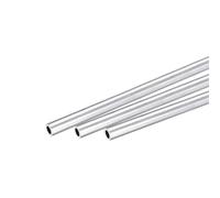 sourcing map 6063 Aluminio Redondo Tubo 3mm OD 2mm Interior Diámetro 250mm Longitud Tubo Tubería 3uds