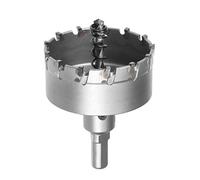 sourcing map 60mm Carburo Agujero Cortador, Agujero Sierras para 2mm Inoxidable Acero Lámina Metal