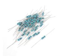 sourcing map 60pcs 1/2W 1% 2.2 Ohm Incombustible Resistencia de película metálica axial Azul