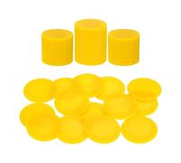 sourcing map 64 fichas de póquer de plástico, mini fichas de bingo de 1.5 pulgadas, contadores de aprendizaje, contadores de discos, marcadores de juego opacos, fichas de juego para jugar matemáticas