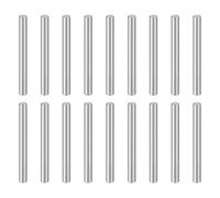 sourcing map 64 pasadores cilíndricos M4 x 40 mm, acero inoxidable 304, clavijas de soporte de estante, cierre de barra para gabinetes, muebles, instalación de bricolaje, industria mecánica