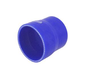 sourcing map 64mm 70mm Recto Tubo Reductor de Aire Frío Enfriamiento Silicon Azul