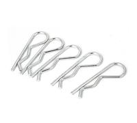 sourcing map 66 mm Longitud 3 mm Espesor R-Clip Chaveta Tractor Pasadores 5 piezas