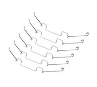 sourcing map 6pcs Enganches para Ventilador de Disipador de CPU, Enganches Superiores de Tipo Gancho de Alambre de 7.5cm para Fijar Clips de Radiador de CPU de Placa Base de PC