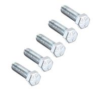 sourcing map 7/16-14 * 1-1/2 tornillos de cabeza hexagonal sujetador grado 5 unc acero al carbono 5pcs