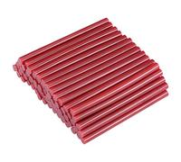 sourcing map 70 mini barras de pistola de pegamento caliente de 4 x 0.27 pulgadas para pistolas de pegamento, color rojo