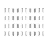 sourcing map 70 pasadores de clavija de 4 mm x 10 mm, acero inoxidable 304 cilíndrico de cabeza redonda para estantes, clavijas de soporte para estante de muebles, GB831, color plateado