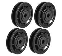 sourcing map 70mm Rodamiento Polea Rueda Cable Entrenamiento Equipo Accesorios 4 Piezas