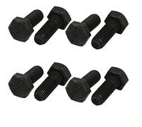 sourcing map 8.8 Grado M8X20mm Tornillo De Cabeza Hexagonal De Rosca Izquierda Completamente Roscado 8Pcs