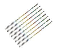 sourcing map 8 brocas de micrograbado de 1,5 mm, vástago de 2,35 mm, acero de alta velocidad con proceso de templado, mini broca helicoidal para resina de bricolaje, ámbar y madera