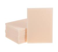 sourcing map 8 esponjas de lijado de 4 x 2-3/4 pulgadas, esponja de lijado de grano 2000, hoja de papel de lija húmedo y seco para modelo, paneles de yeso, metal, madera, pulido de muebles, beige