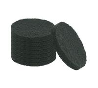 sourcing map 8 estropajos de estropajo, 3 pulgadas, grano 1000, cepillo eléctrico, aro y bucle, almohadillas de pulido para muebles del hogar, limpieza automotriz, color gris