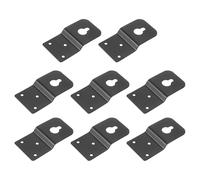 sourcing map 8 ganchos de ojo de cerradura, 3.11 x 1.61 pulgadas, soportes de hierro para colgar en la pared, conector de placa para caja de sonido envolvente, marcos de fotos, altavoz de audio