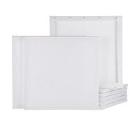 sourcing map 8 lienzos estirados para pintar, tableros de artista en blanco de 12 x 12 pulgadas, paneles de lona de algodón de perfil de 4/5 pulgadas para principiantes profesionales, color blanco