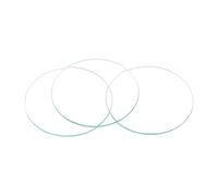 sourcing map 8 Paquete 42mm Diámetro Reloj Vidrio Cristal Lente, Única Cúpula Redondo 1,5mm Borde Grosor para Relojero Reparación Transparente