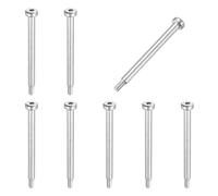 sourcing map 8 pernos de hombro de acero inoxidable 304 de 5 mm de diámetro de hombro de 55 mm de longitud del hombro M4 x 0,7 rosca hexagonal para industrias de maquinaria de moldeo por inyección