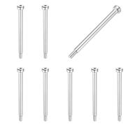 sourcing map 8 pernos de hombro de acero inoxidable 304 de 6 mm de diámetro de hombro de 70 mm de longitud del hombro M5 x 0,8 rosca hexagonal para industrias de maquinaria de moldeo por inyección