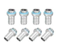 sourcing map 8 piezas de accesorios G1/4, rosca G1/4 con boquilla de 12 mm de diámetro exterior para manguera de refrigeración de agua de PC, accesorios para sistema de refrigeración de agua