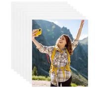 sourcing map 8 piezas de metal de sublimación en blanco para fotos de 8 x 10 pulgadas, 0.45 mm, marco de aluminio para póster para impresión de bricolaje, decoración de pared, dormitorio y sala de