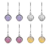 sourcing map 8 tiradores de cremallera, tiradores de repuesto para reparación de equipaje, ropa, chaquetas, mochilas, botas (plata/morado/azul/morado/amarillo)