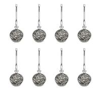 sourcing map 8 tiradores de cremallera, tiradores de repuesto para reparación de equipaje, ropa, chaquetas, mochilas, botas (gris)