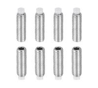 sourcing map 8 tornillos de punta de nailon M6 x 20 mm, tornillos hexagonales métricos de acero inoxidable 304 para reparación de muebles, maquinaria y equipos industriales